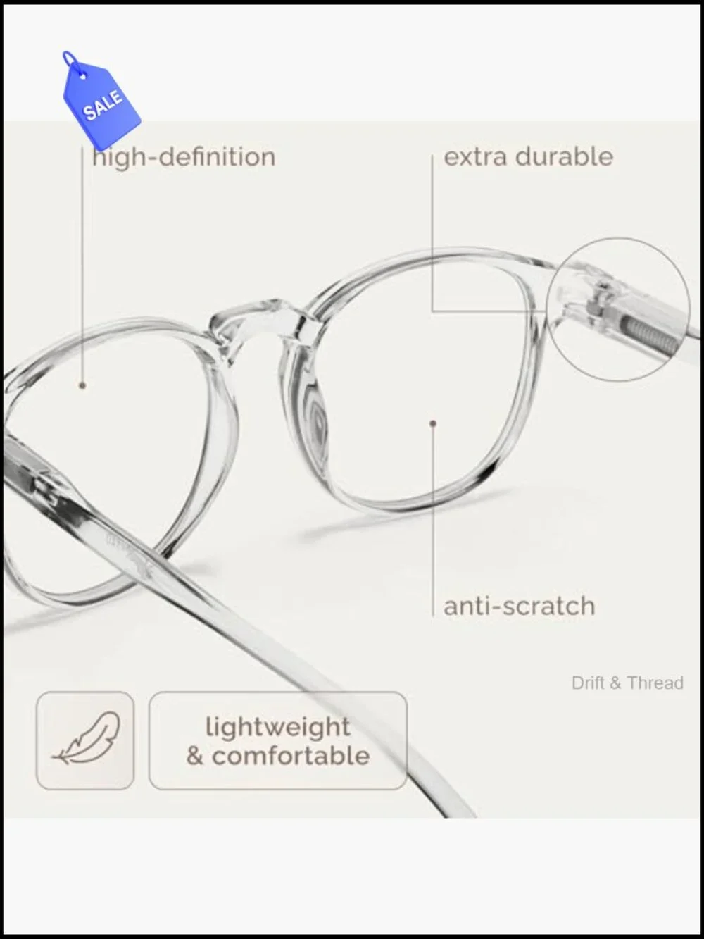 Blue Light Blocking Glasses 3 Pack Women Round TR90 Frame UV Protection